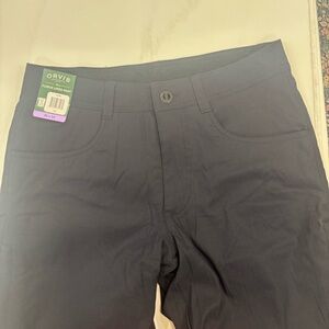 NWT Men Orvis Fleece Lined Pants